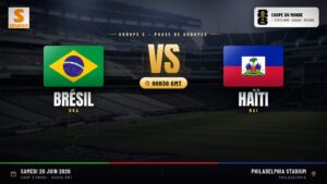 DIRECT - Mondial 2026 : Brésil vs Haïti, suivez 2e match du groupe C en live sur Senego