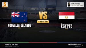 DIRECT - Mondial 2026 : Nouvelle-Zélande vs Égypte, suivez 4e match du groupe G en live sur Senego