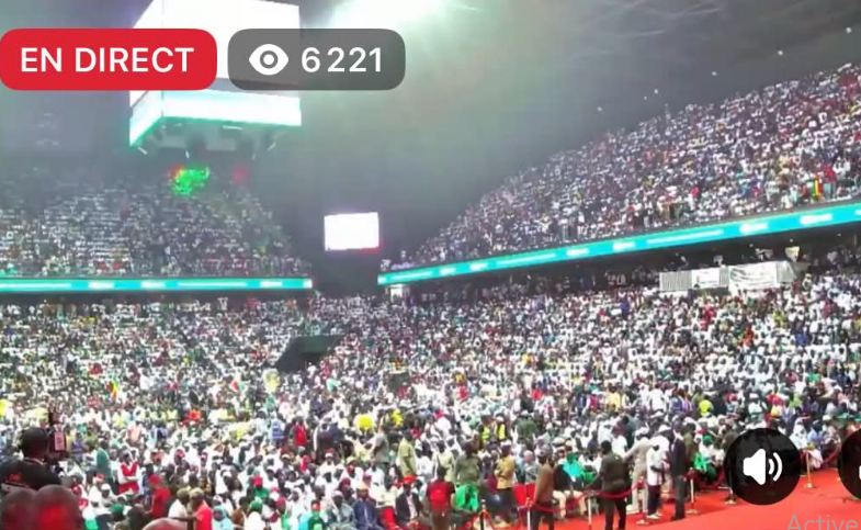 Dakar Arena : Suivez le Meeting d’investiture d’Ousmane Sonk