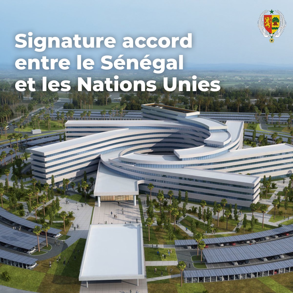 Sénégal et ONU signent un nouvel accord pour la Maison des Nations Unies de Diamniadio