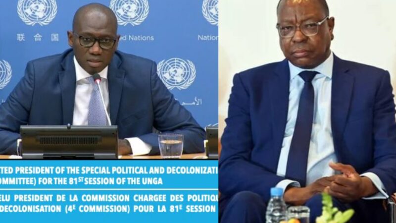 Mankeur Ndiaye salue Coly Seck, élu à la tête de la Quatrième Commission des Nations Unies