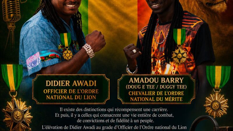Awadi et Duggy Tee décorés par l’État sénégalais : un hommage au hip-hop citoyen