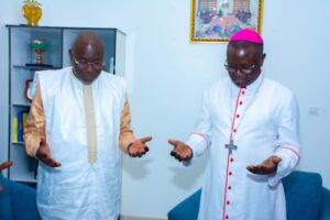 Mgr André Guèye reçoit Me Habib Vitin : Thiès D’Abord annonce ses candidats aux locales