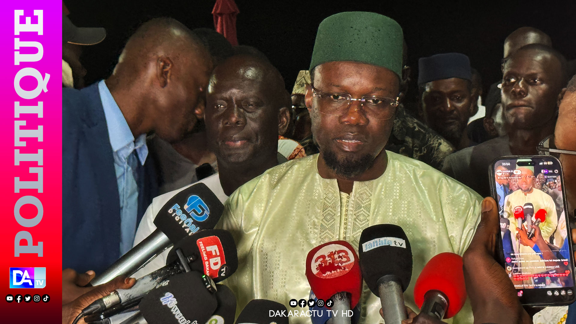 Fusion dans Pastef : Sonko met en garde contre la tentation majoritaire et appelle à l’ouverture