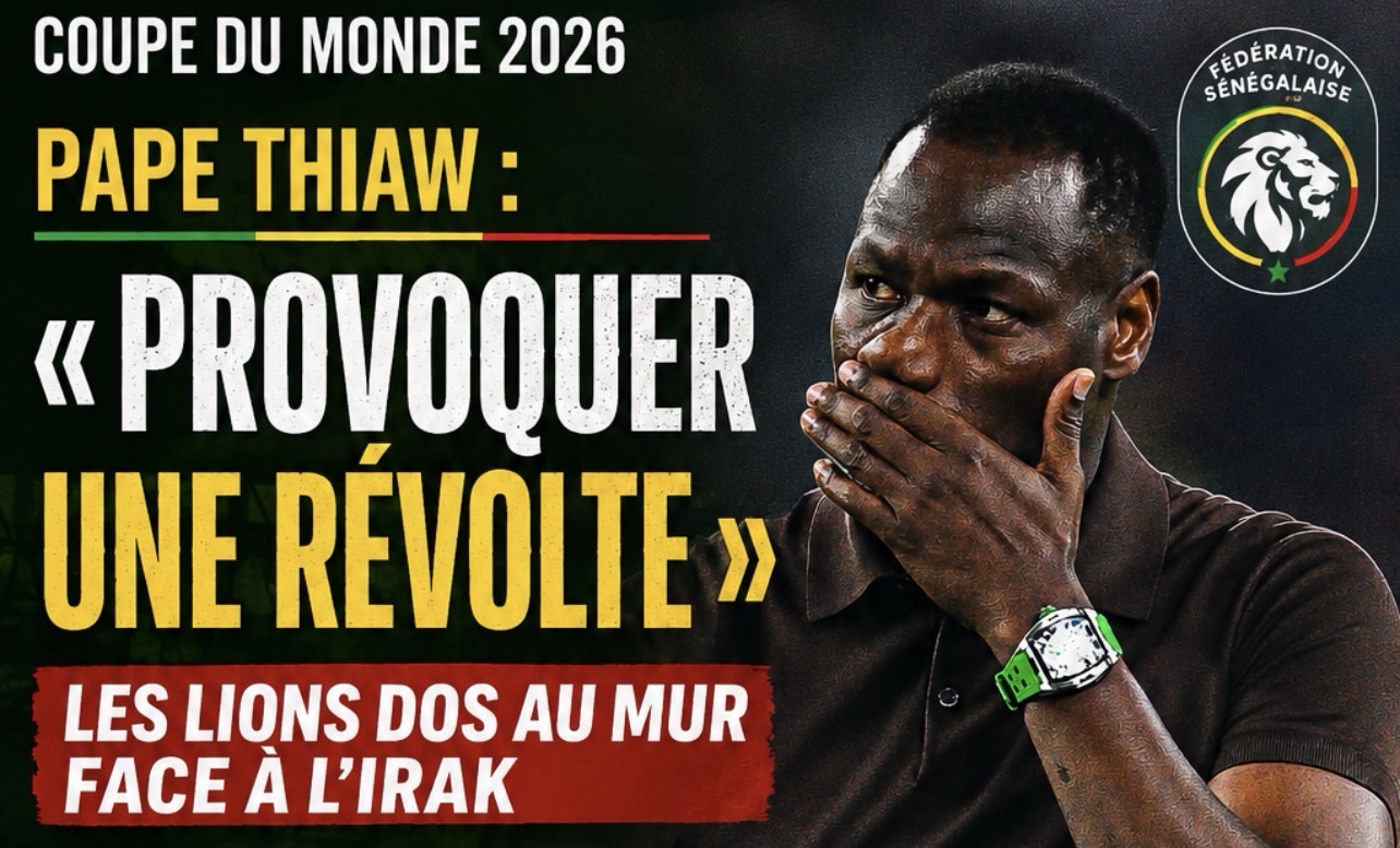 « Il faut provoquer une révolte » : Pape Thiaw sonne l’alerte avant Sénégal-Irak