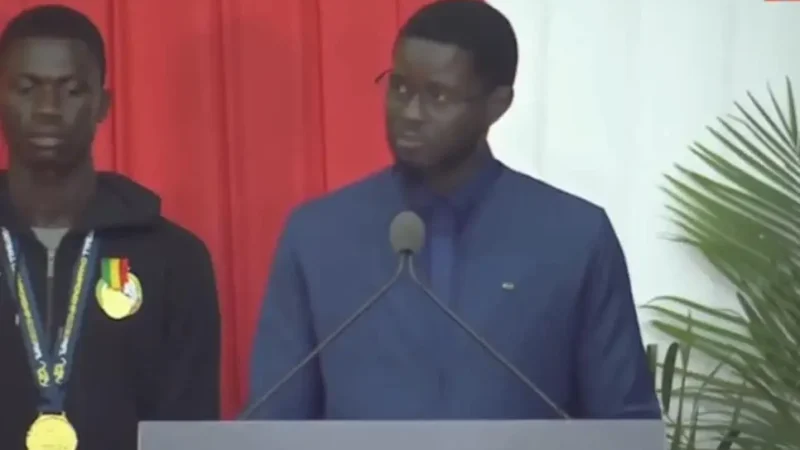 Diomaye Faye aux U17 décrocheurs : « L’école demeure une certitude, un socle pour la vie »