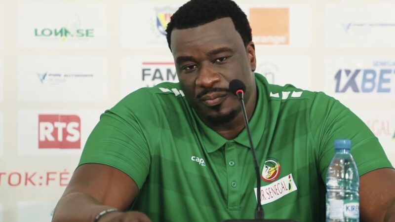 Desagana Diop face à la presse mercredi pour aborder les amicaux contre la Guinée avant les qualifs