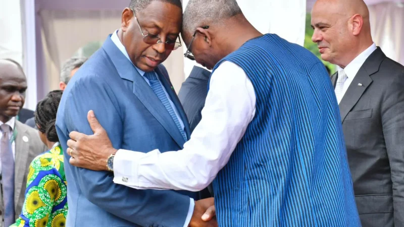 Macky Sall à Beijing : l’ex-président relance sa campagne pour l’ONU avec Umaro Sissoco Embaló