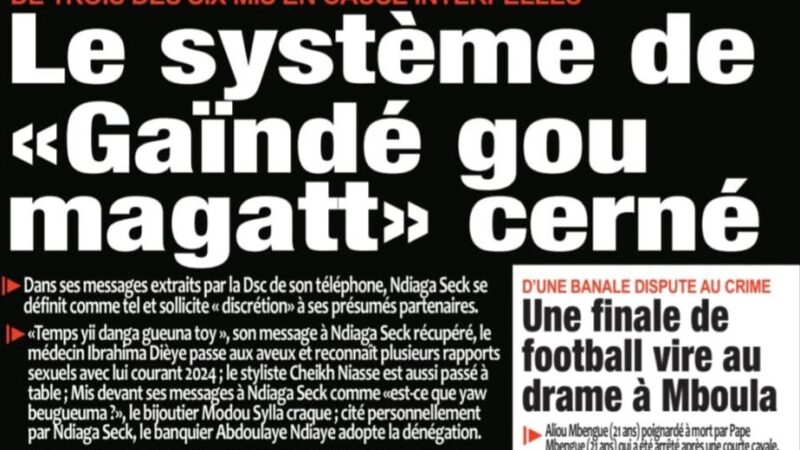 Découvrez les Unes des journaux sénégalais du lundi 15 juin 2026