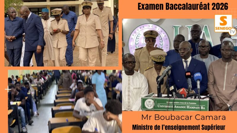 BAC 2026: « Je me réjouis   du nombre important de filles candidates », ministre Boubacar Camara