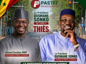 Visite à Thiès : Birame Souleye Diop appelle à une mobilisation massive autour d’Ousmane Sonko