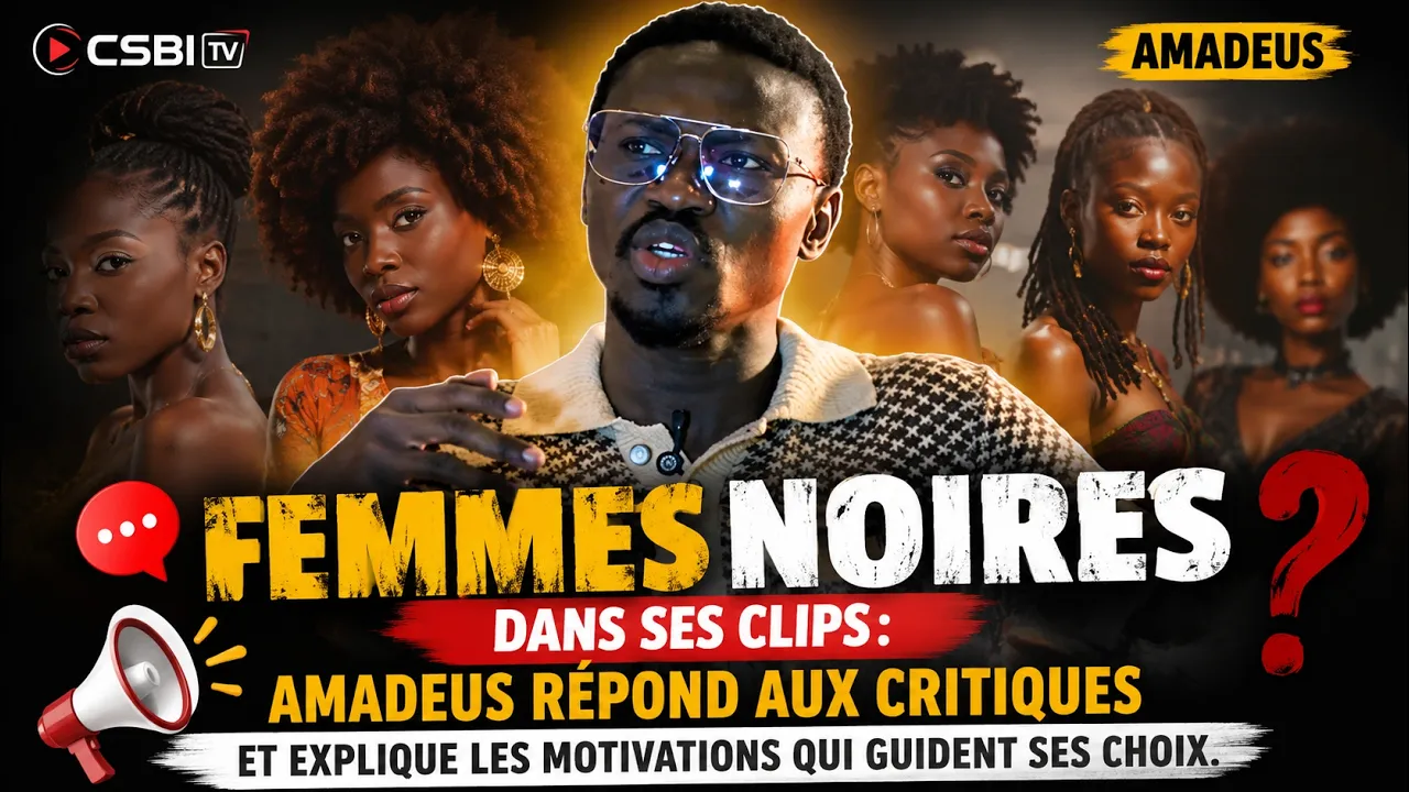 Femmes noires dans ses clips : Amadeus répond aux critiques et explique… (Vidéo)