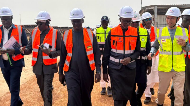 SEN’EAU et TotalEnergies inaugurent deux centrales solaires pour renforcer l’accès à l’eau potable