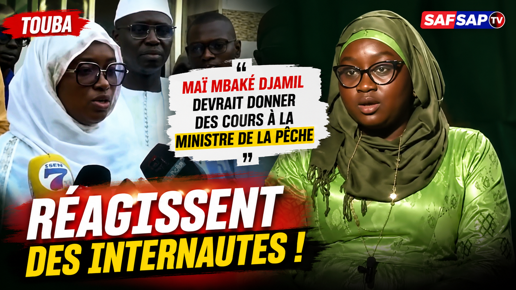 Touba : « Maï Mbaké Djamil devrait donner des cours à la ministre de la Pêche », réagissent des internautes (Vidéo)
