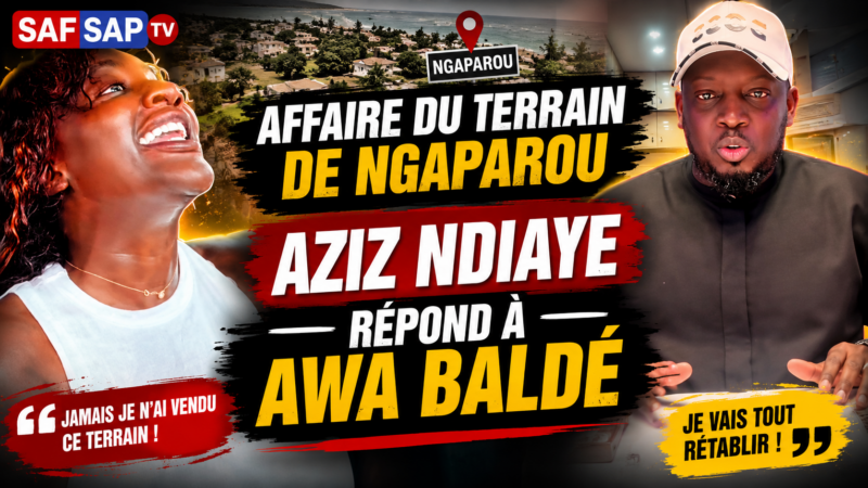 Affaire du terrain de Ngaparou : Aziz Ndiaye répond à Awa Baldé (Vidéo)