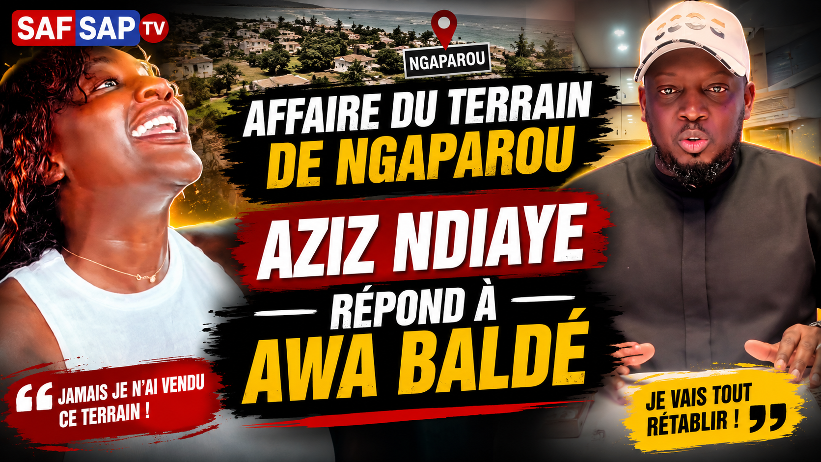 Affaire du terrain de Ngaparou : Aziz Ndiaye répond à Awa Baldé (Vidéo)