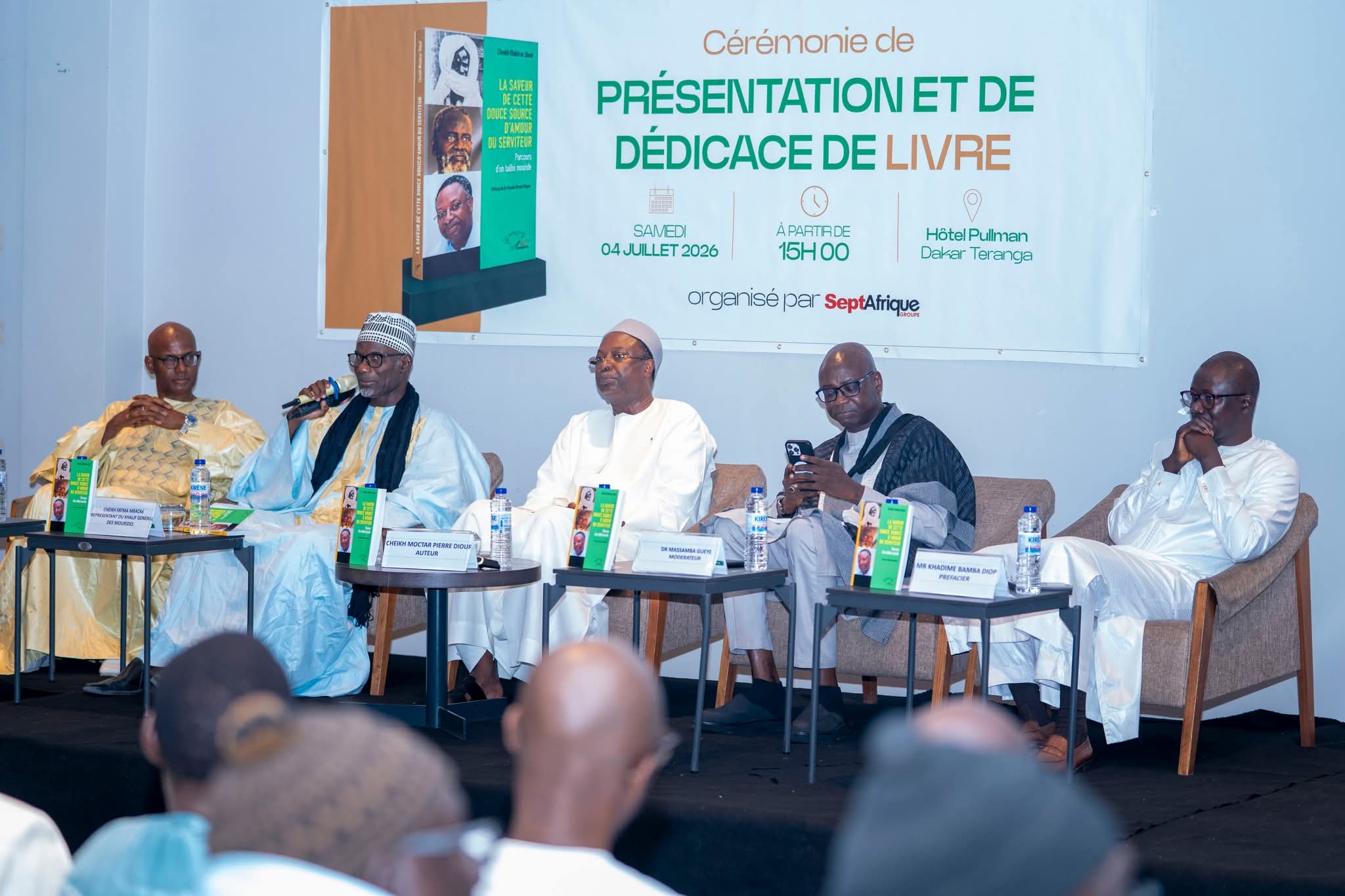 Cheikh Mactar Diouf rend hommage à Serigne Saliou Mbacké à travers un ouvrage
