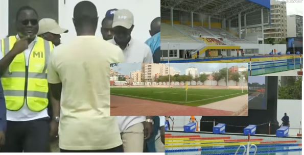 JOJ Dakar 2026 : le Sénégal franchit une nouvelle étape avec la réception de la Piscine olympique et du stade Iba Mar Diop…
