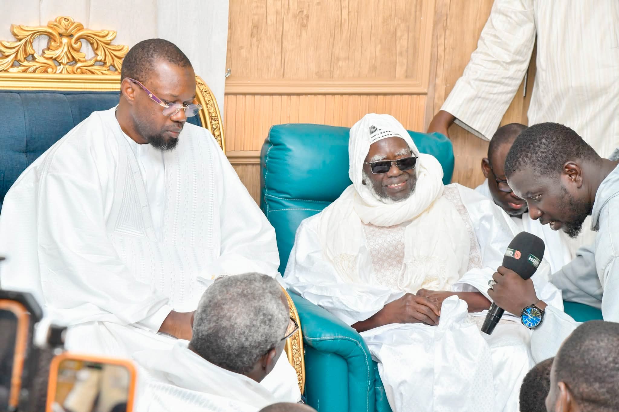 Ousmane Sonko à touba : le discours de Serigne Mountakha… (Vidéos)