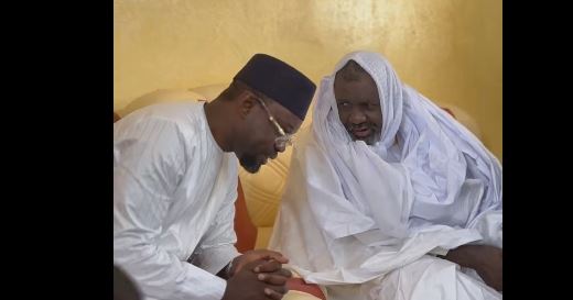 Ousmane Sonko fait escale à Gappo : visite de courtoisie auprès de Serigne Ismaïla Diouf Nouroulah(vidéo)