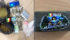 Diamniadio : la BRS démantèle un réseau de trafic de Kush et saisit plus de 3 kg de drogue