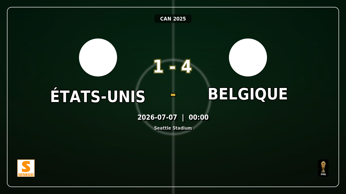 Coupe du monde 2026 : la Belgique surclasse les États-Unis 4-1 en huitièmes de finale, De Ketelaere double la mise