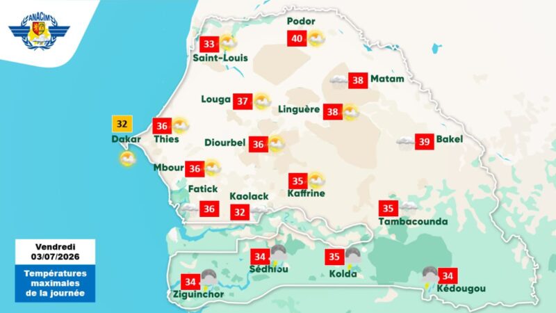 Prévisions météo du 3 au 4 juillet : chaleur et orages dans le Sud