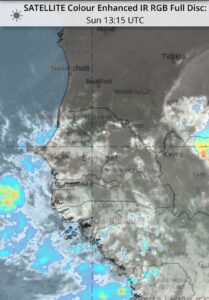 Prévisions météo : nuages et faibles pluies sur les côtes du 19 au 20 juillet 2026