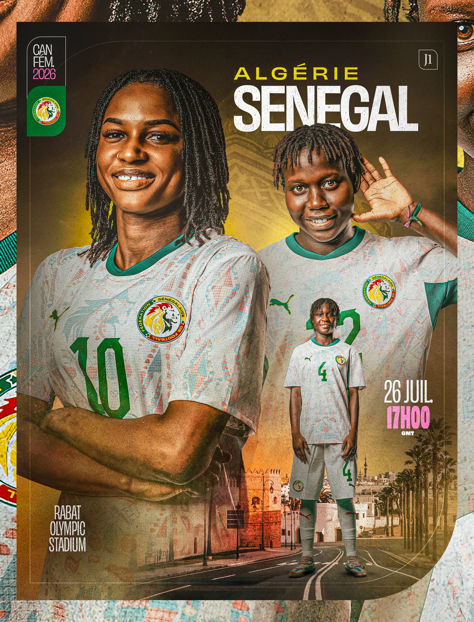 Sénégal-Algérie à la CAN Féminine 2026 ce dimanche à 17h GMT à Rabat