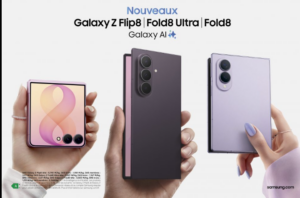 Samsung dévoile sa nouvelle gamme Galaxy Z : Fold8 Ultra, Fold8 et Flip8