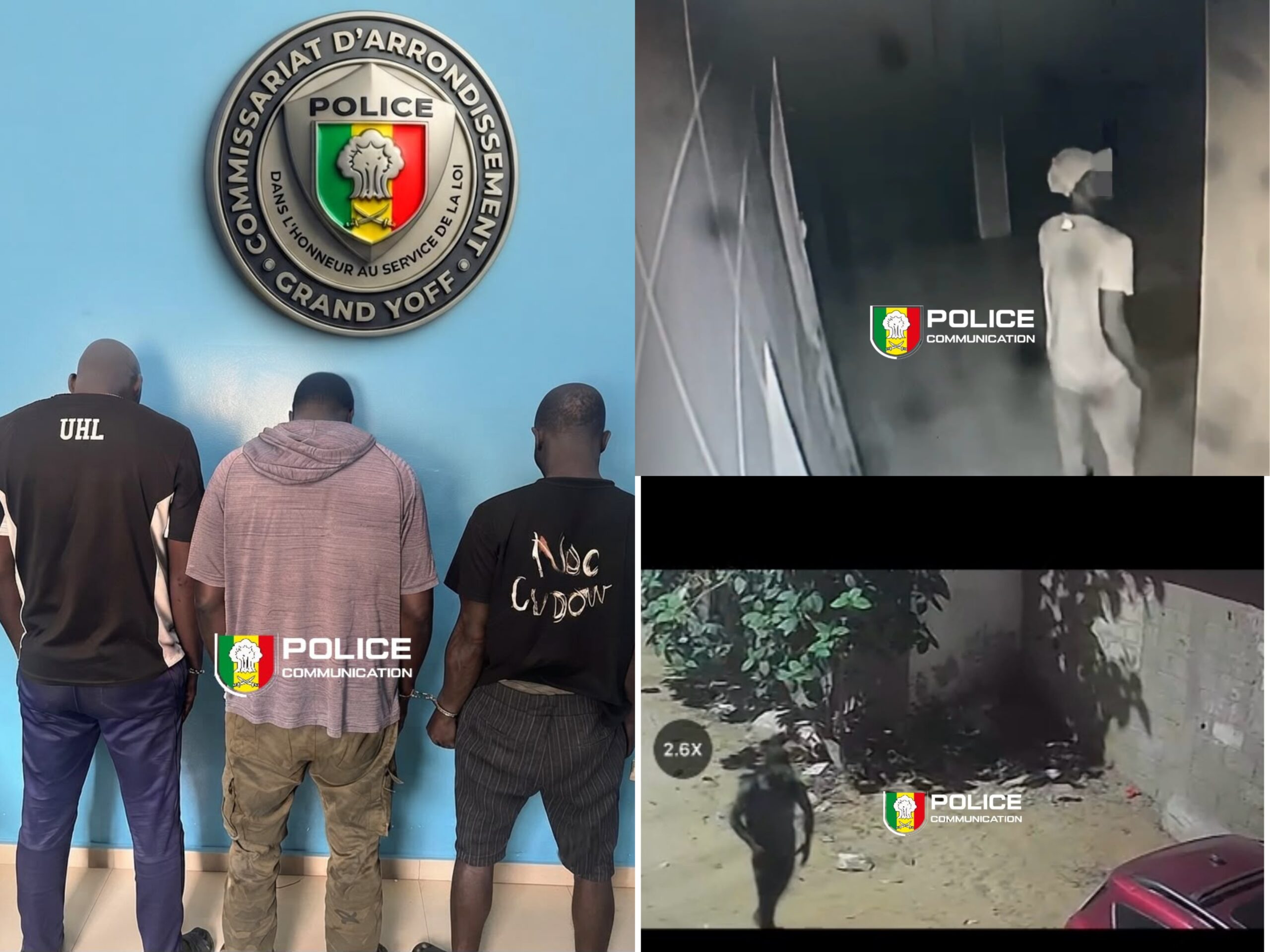 Grand Yoff : la vidéosurveillance permet d&rsquo;identifier le principal suspect d&rsquo;un gang de cambrioleurs, butin de 2 millions FCFA