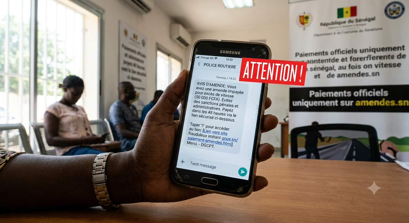Le Trésor public alerte sur une campagne de faux SMS d’amendes visant à voler des données bancaires