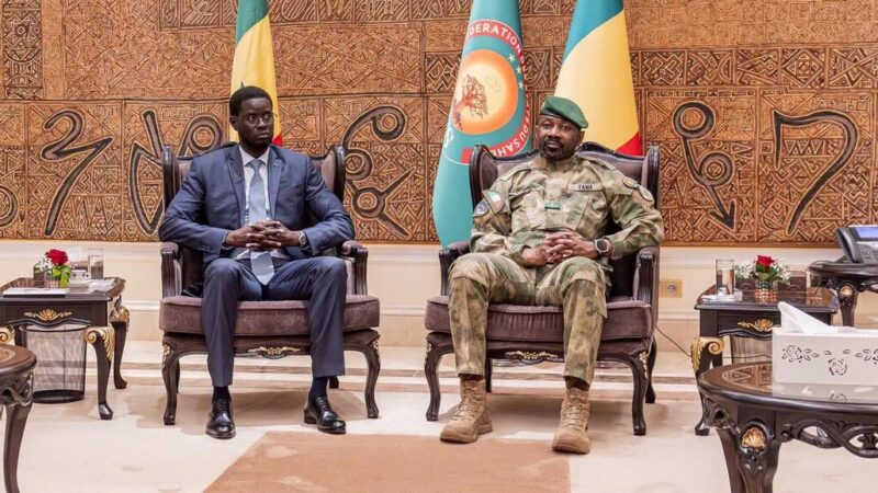 Diomaye Faye a abordé à Bamako la sécurisation du corridor Dakar-Bamako