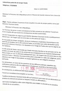 Ousmane Sonko visé par une plainte pour diffamation de Serigne Modou Maroun Niang et Serigne Mourtalla Bousso