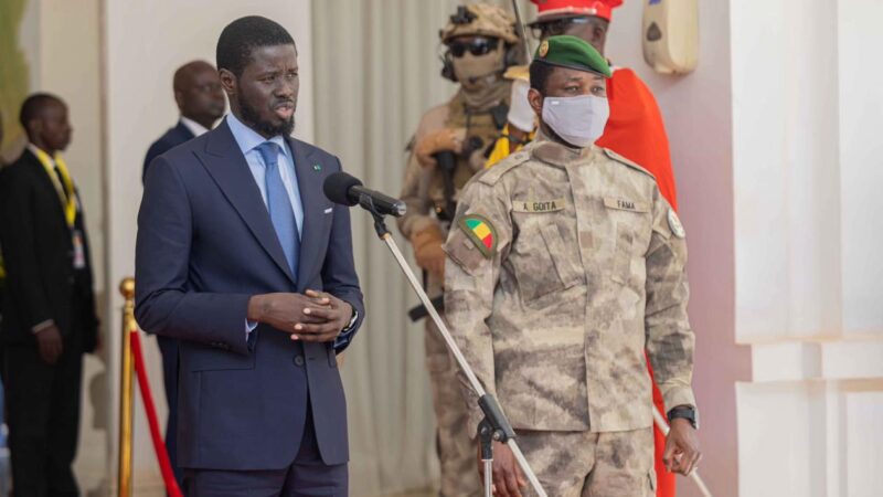 Diomaye Faye au Mali : un projet de sommet UEMOA-OMVS et un soutien sécuritaire réaffirmé