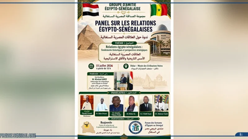 Coopération Sénégal-Égypte : un panel pour identifier de nouveaux leviers après des siècles d’échanges