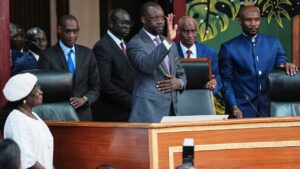 Élu président de l’Assemblée, Sonko affiche un style Trump et vise 2029