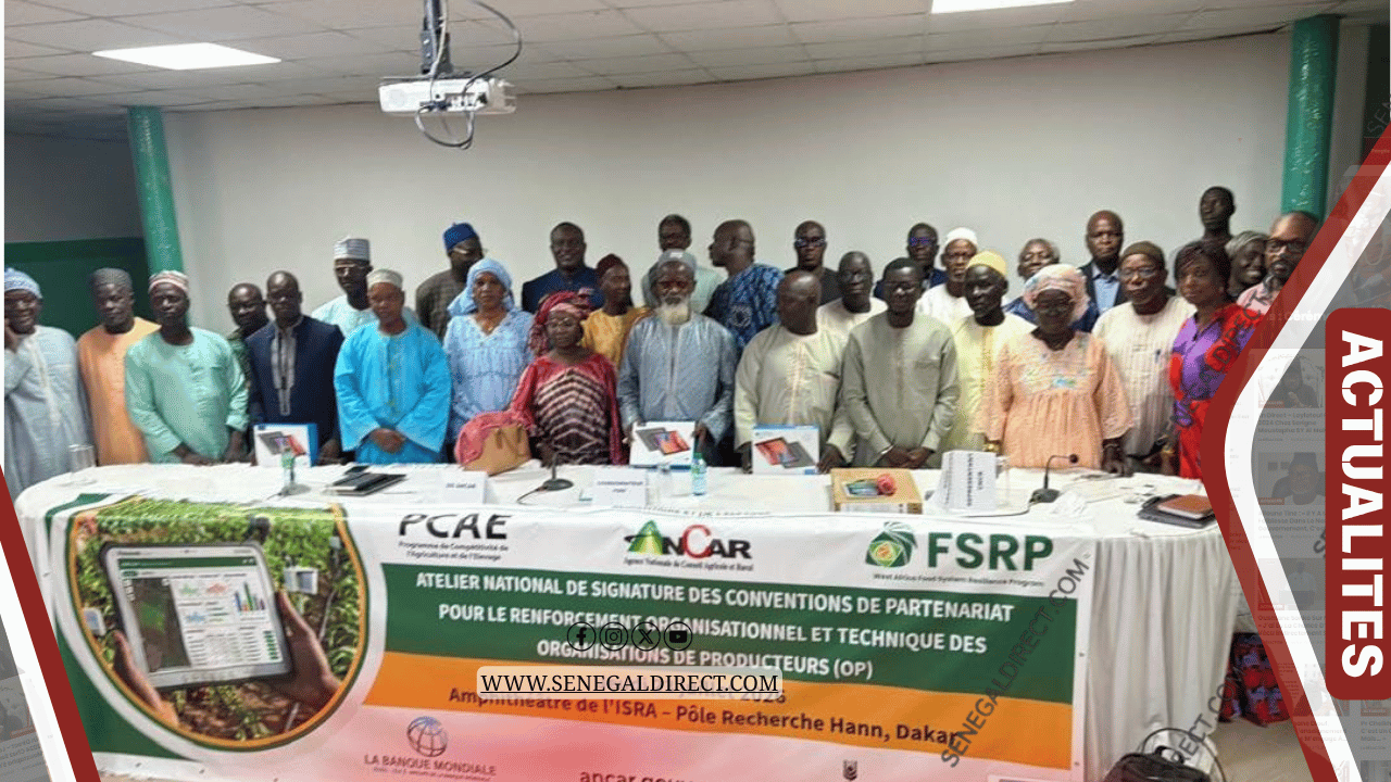L’ANCAR remet du matériel informatique aux producteurs pour accélérer la digitalisation agricole