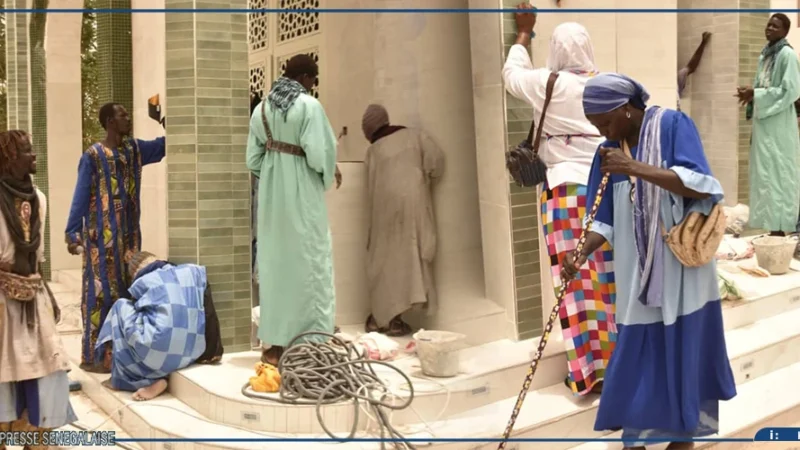 Touba : Baye Fall et Yaye Fall mobilisés pour le khidma à l&rsquo;approche du Grand Magal