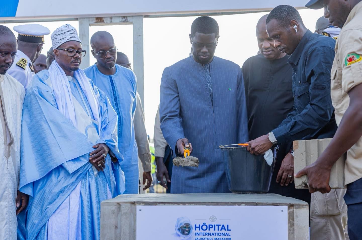 Bassirou Diomaye Faye lance l’hôpital international de Touba Ngabou pour 32 milliards FCFA