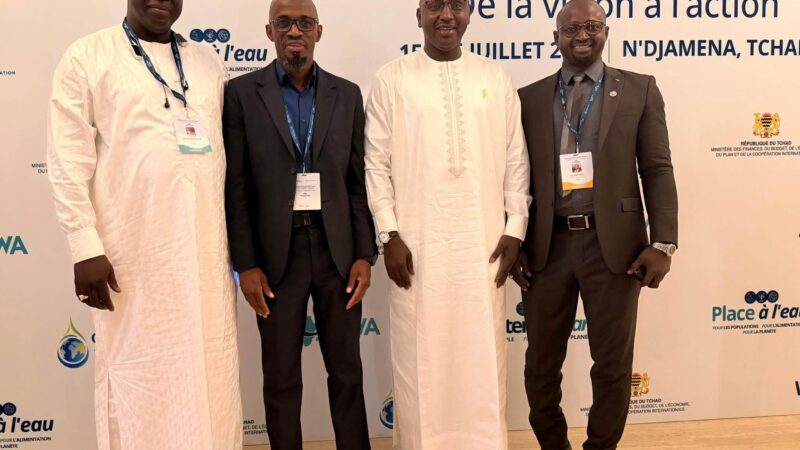 Cheikh Tidiane Dieye présente la vision sénégalaise d’une gouvernance souveraine de l’eau au forum de N’Djamena