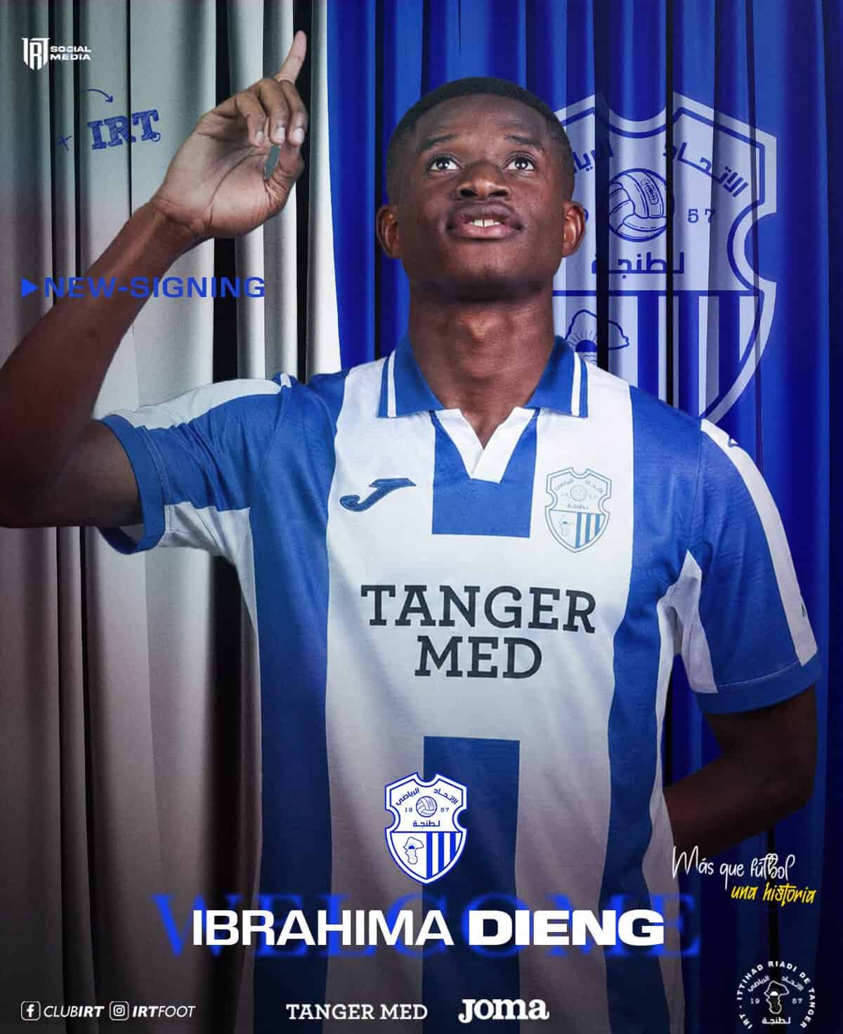 Mercato : le Sénégalais Ibrahima Dieng « Pauleta », 21 ans, quitte l’AS Pikine pour l’IR Tanger