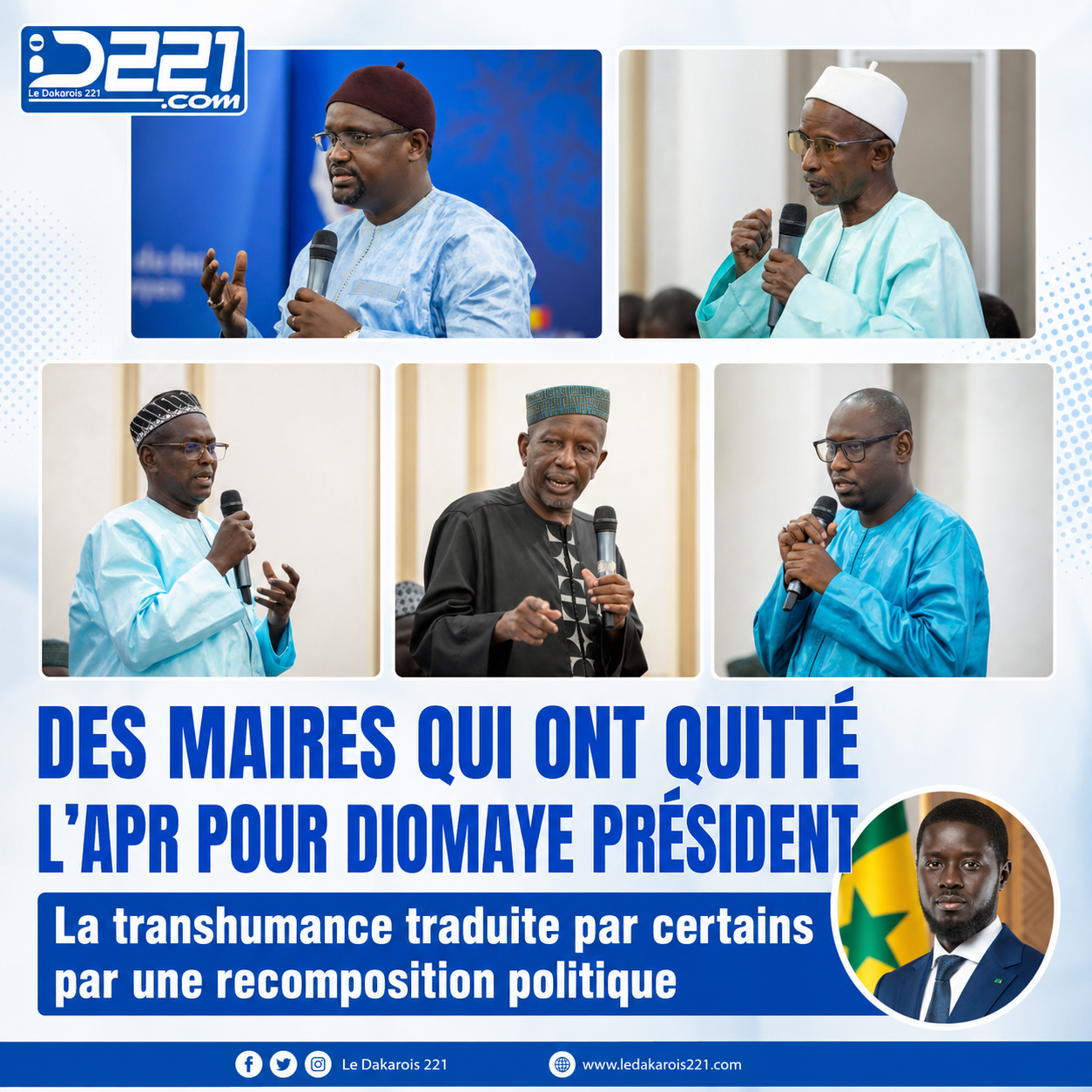 El Malick Ndiaye taclé par le ralliement de 14 maires de Linguère à Bassirou Diomaye Faye