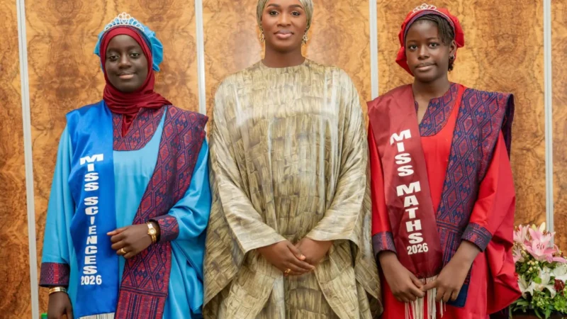Marie Khone Faye honore les lauréates 2026 de Miss Maths et Miss Sciences et appelle les filles à investir les sciences