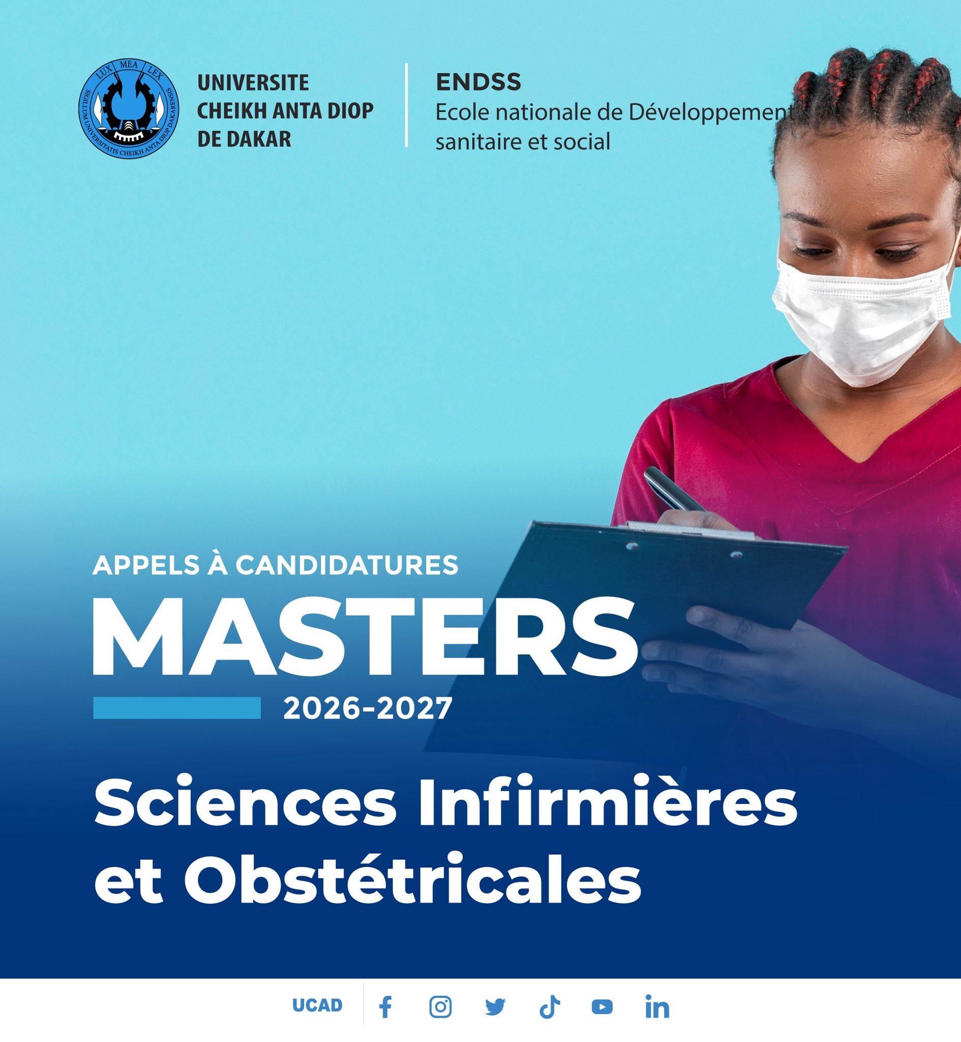 UCAD : candidatures ouvertes pour 15 masters en santé (2026-2027)