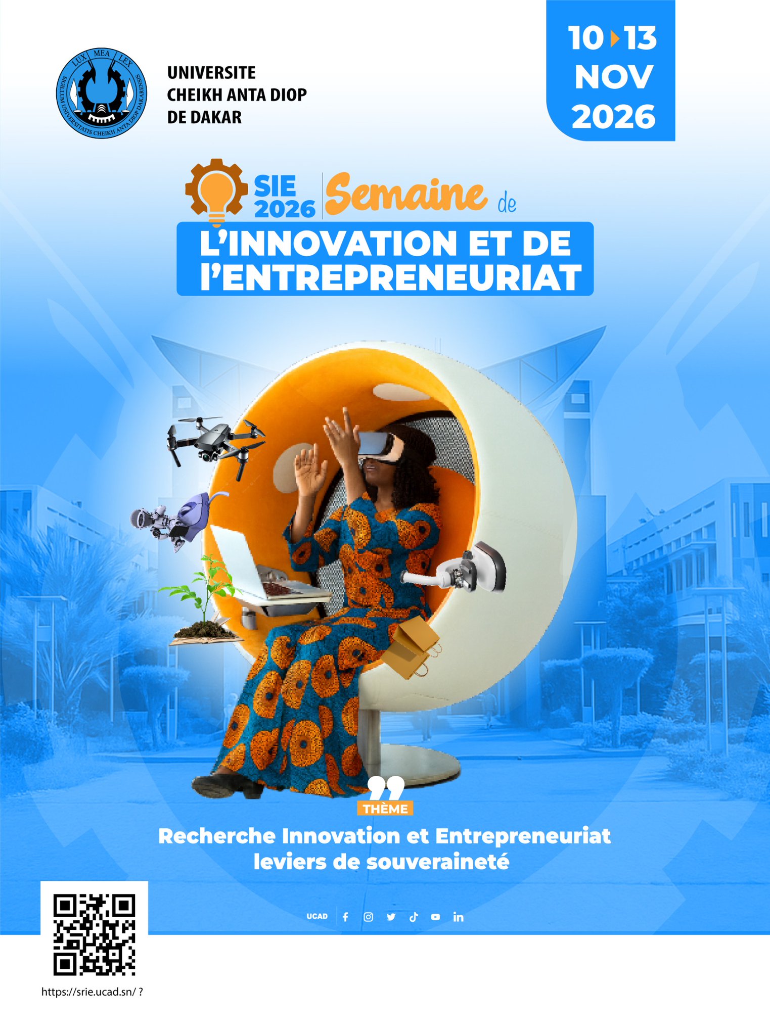 UCAD : candidatures ouvertes pour le concours d&rsquo;innovation SIE2026 jusqu&rsquo;au 15 octobre
