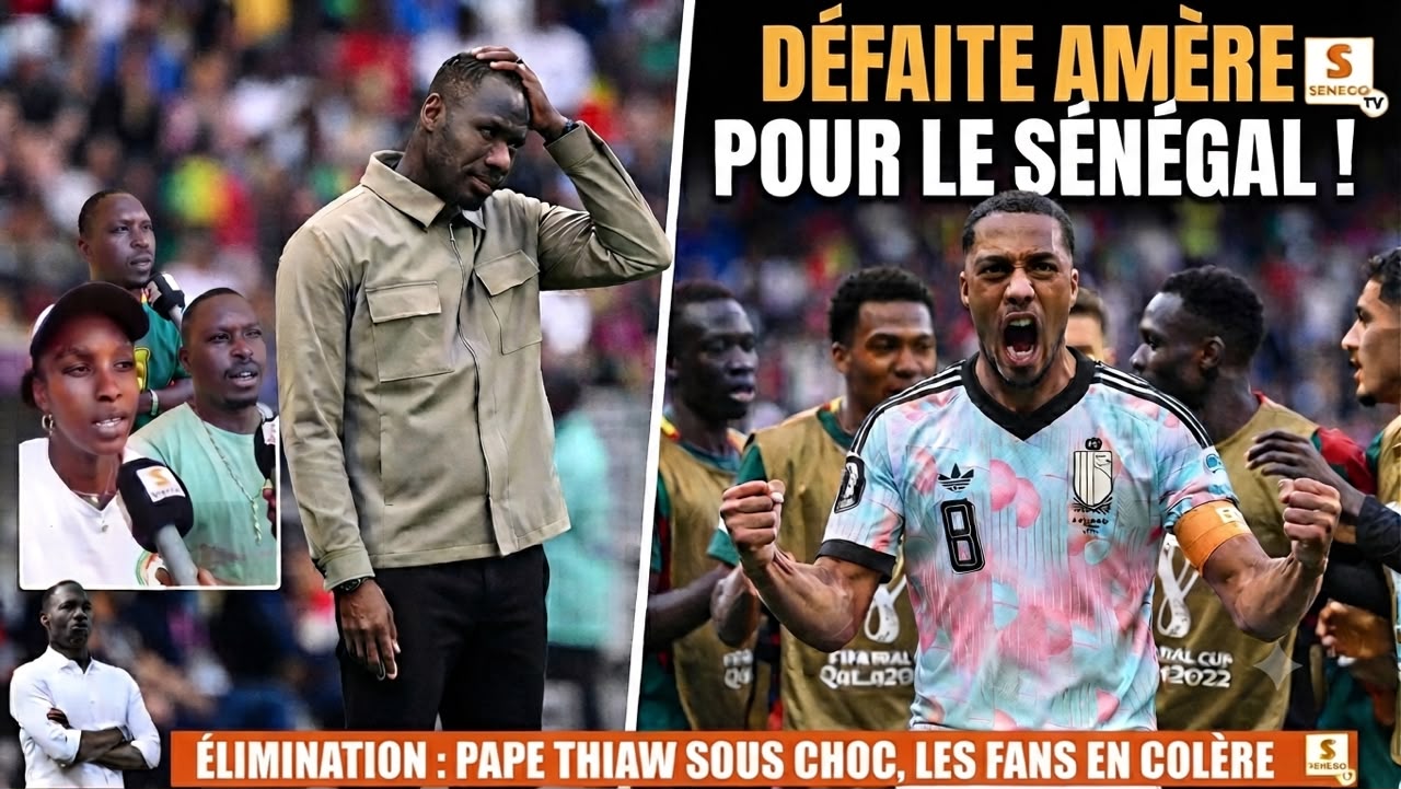 Sénégal-Belgique : Une pilule dure à avaler pour les Dakarois (Senego TV)