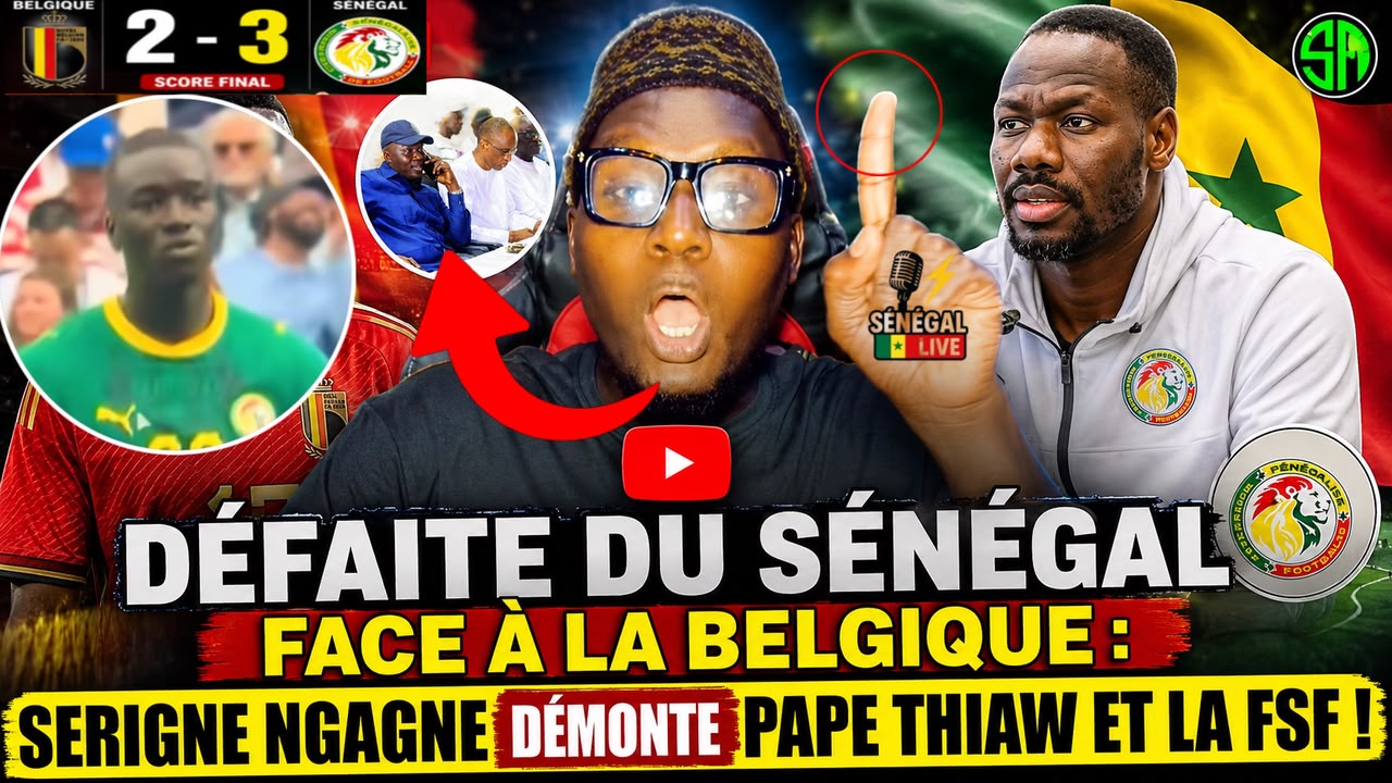 Défaite du Sénégal : Serigne Ngagne démonte Pape Thiaw et la FSF « Sen Baye Momoul Équipe bi… (Vidéo)