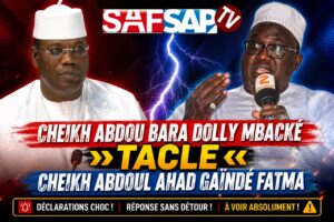 Cheikh Abdou Bara Dolly Mbacké répond à Cheikh Abdoul Ahad Gaïndé Fatma après son soutien à Sonko (Vidéo)