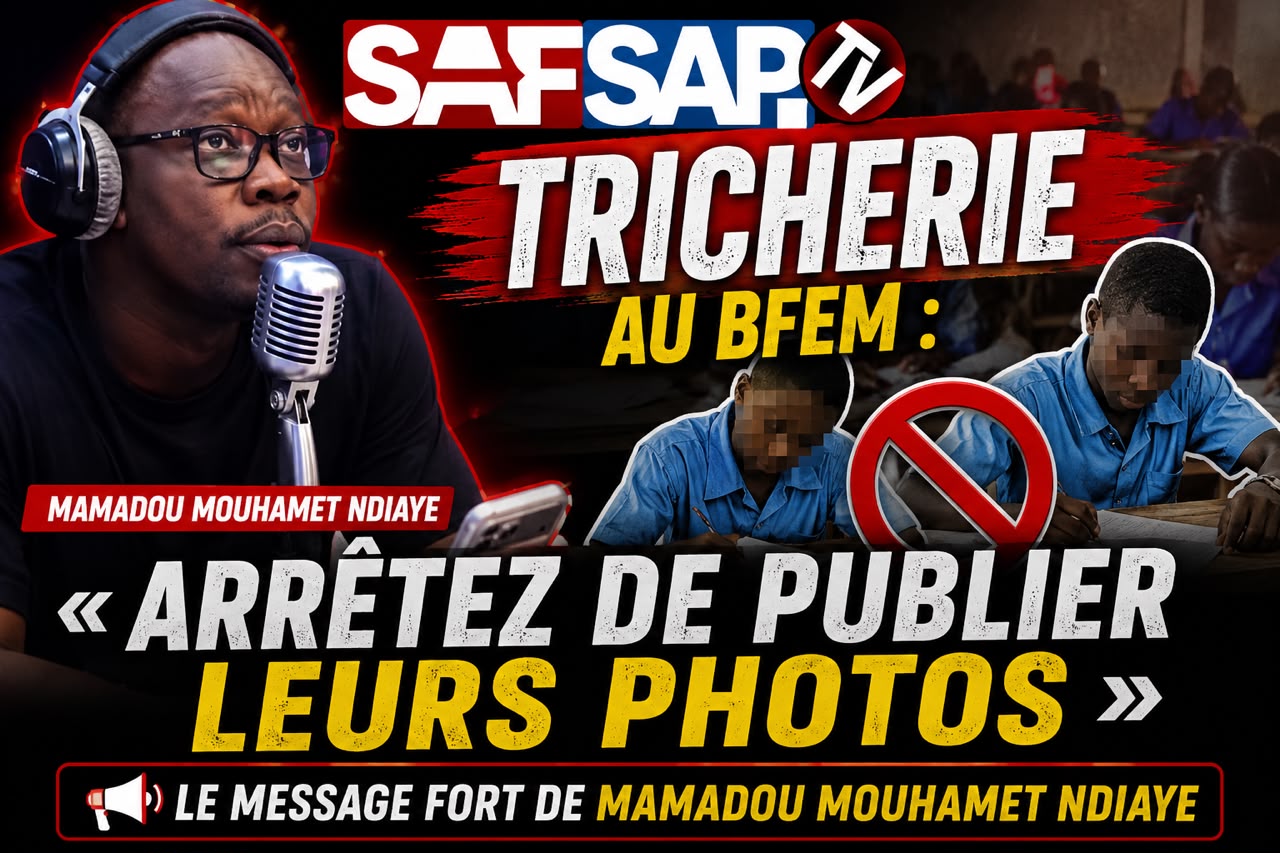 Tricherie au BFEM : Arrêtez de publier leurs photos » Le message fort de Mamadou Mouhamet Ndiaye (Vidéo